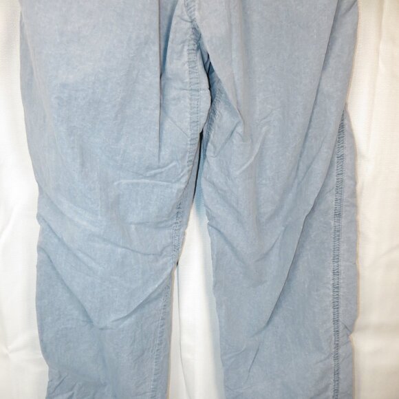 Gramicci Nylon Pants Elastic Waist Belted Pockets Blue Lightweight Medium VTG - Picture 13 of 16
